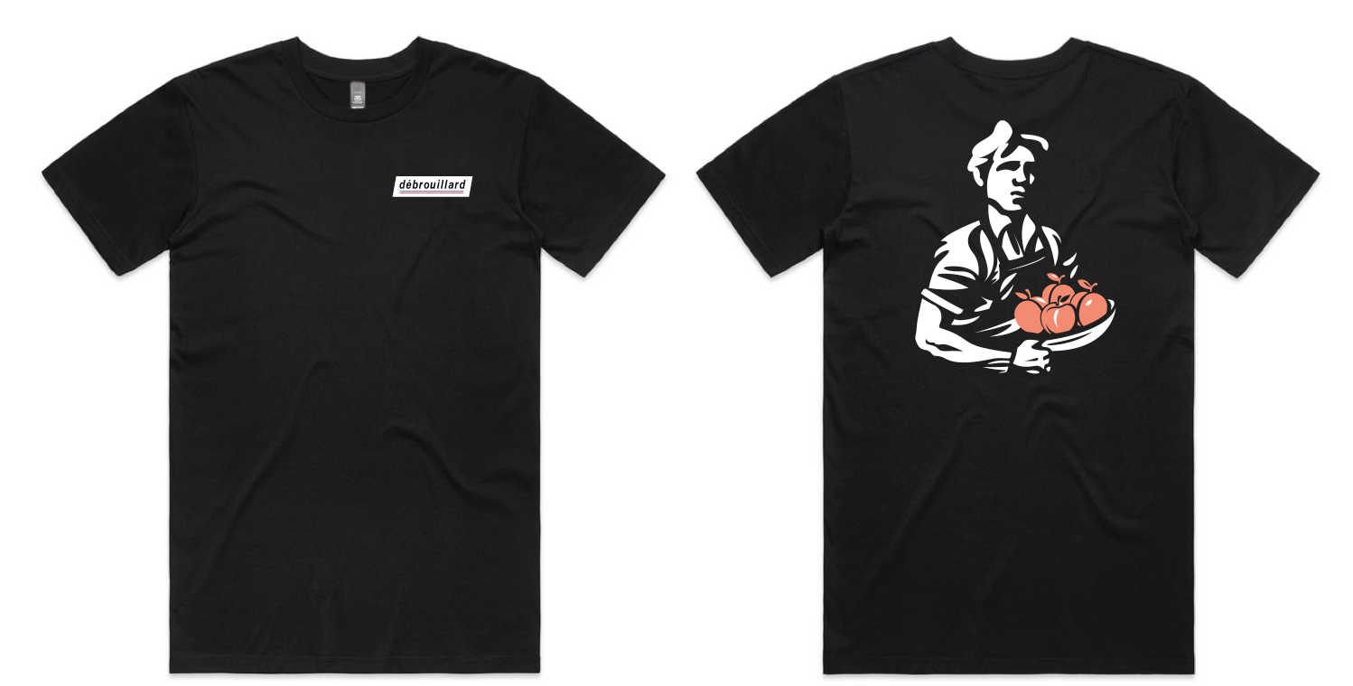 Debrouillard black shirt Orwell