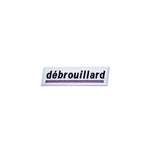 Debrouillard logo patch white