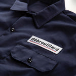 Debrouillard patch white blue shirt