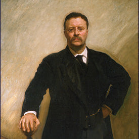 Portrait of Theodore Roosevelt, 26th President of the United States and recipient of the Diplôme des Débrouillards.